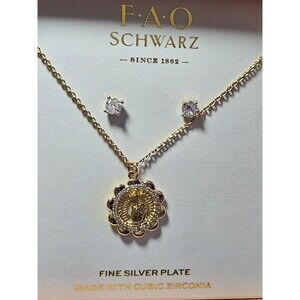 *Sale* FAO Schwarz Inspirational necklace and earring set